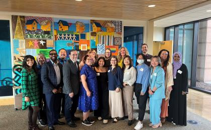 Group photo of Minnesota Census and Mobilization Partnership Co-Creators, Robert Santos, U.S. Census Bureau Director, and U.S. Census Bureau team.