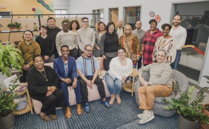 Group photo of MCF's People of Color Network