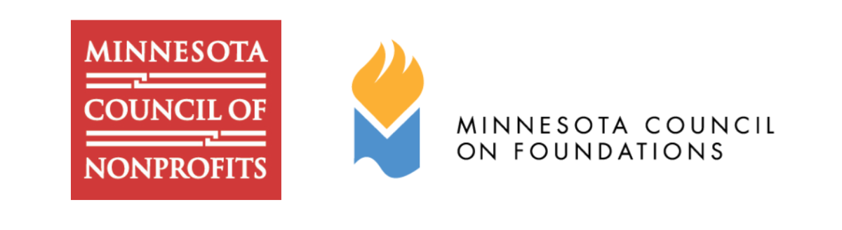 The Minnesota Council of Nonprofits logo and the Minnesota Council on Foundations logo