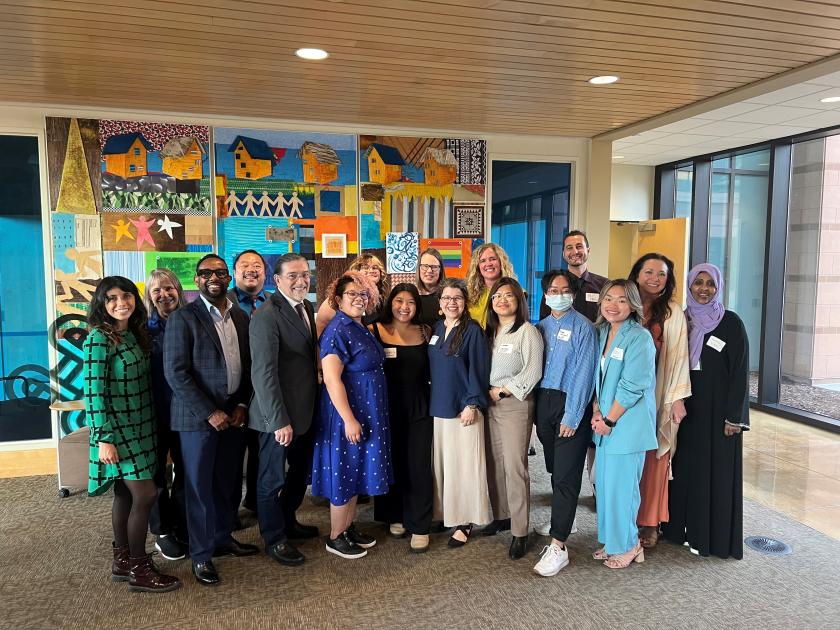 Group photo of Minnesota Census and Mobilization Partnership Co-Creators, Robert Santos, U.S. Census Bureau Director, and U.S. Census Bureau team.
