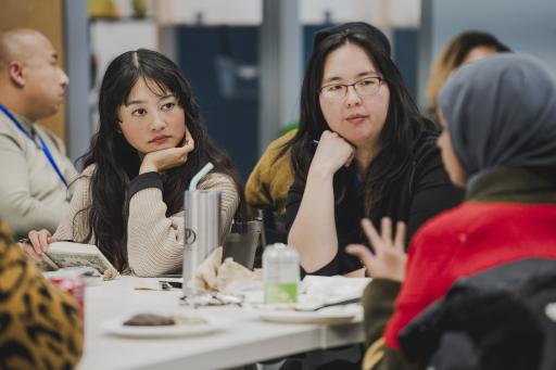 People around a table